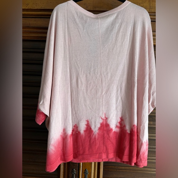 Happy Sheep Dolmen- Batwing style Sweater SIZE Large Ombré light Pink Mauve - Picture 5 of 8